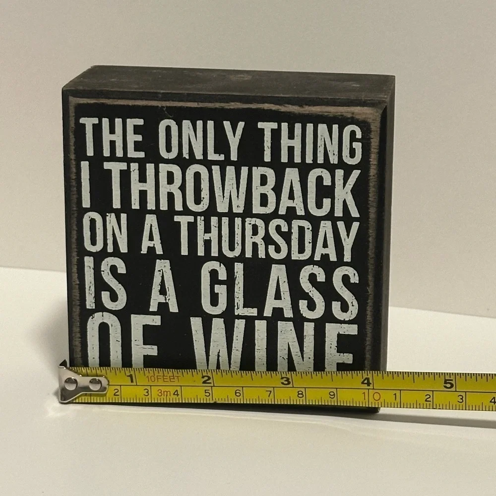 Decorative Wine Quote Signs